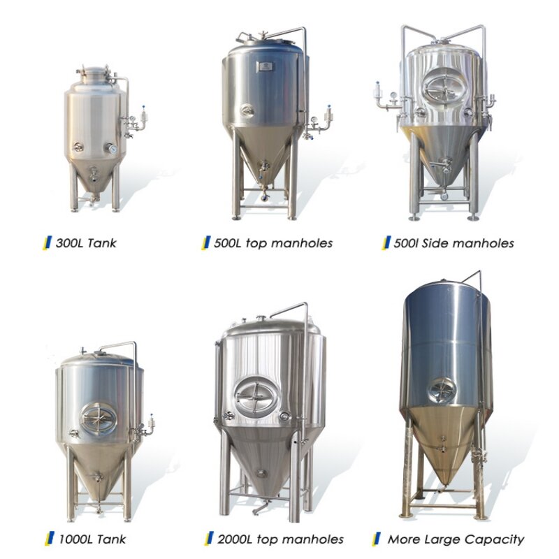Tanque De Fermentação De Cerveja, indústria De Venda Quente Vertical Beer Brewing Equipment, Alta Eficiência, 1000 L