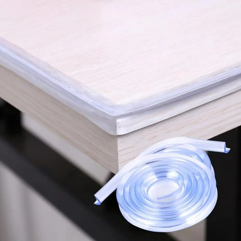 New 1m Baby Kids Protector Table Furniture Corner Edge Silicone Cover Bumper Strip Safety