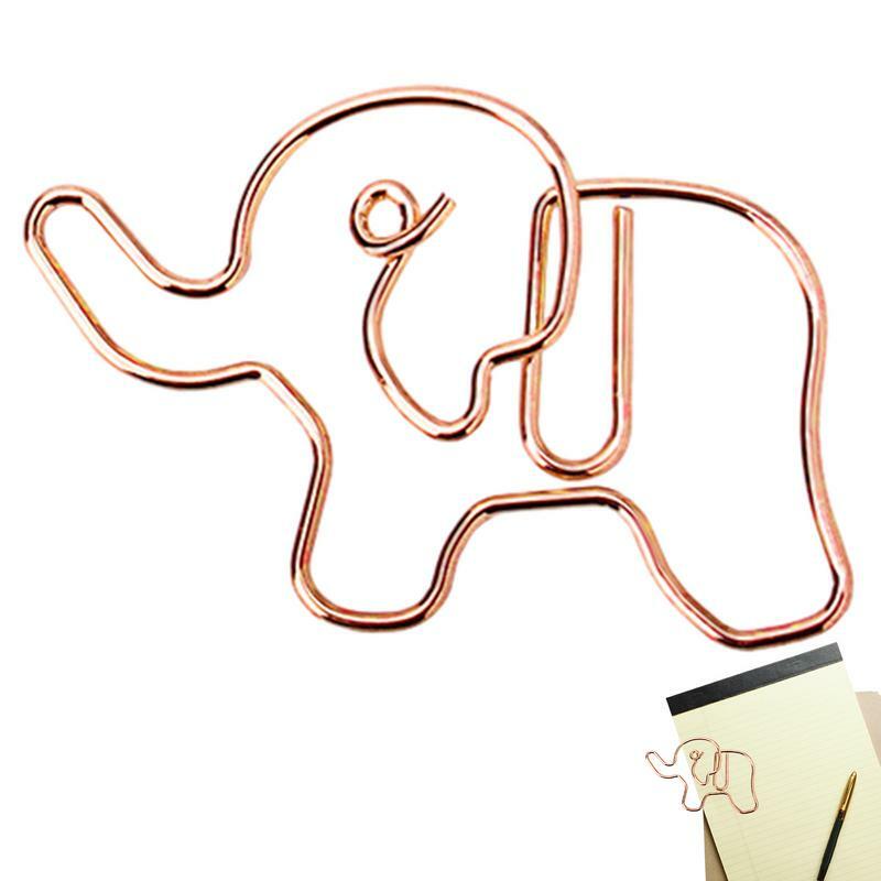 Fun Paper Clips Metal Animal Shaped Cute Bookmarks Dog Paper Clips Decorative Binder Clips Special Paperclip Bookmark For
