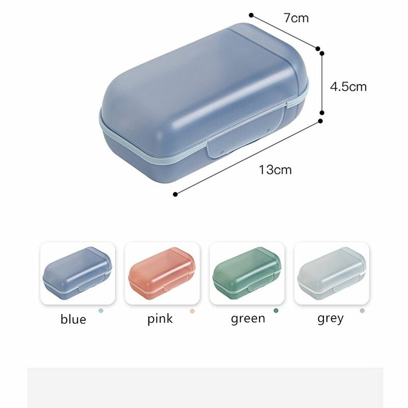 1PC Multi-function Transparent Travel Soap Box Soap Holder Box With Lid Durable Sealed Soap Container Home Furnishing Tools