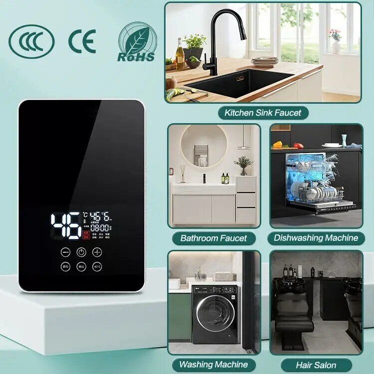 Electric Water Electric Heater Modern Novel Design Bathroom Instant Electric Hot Water Heater