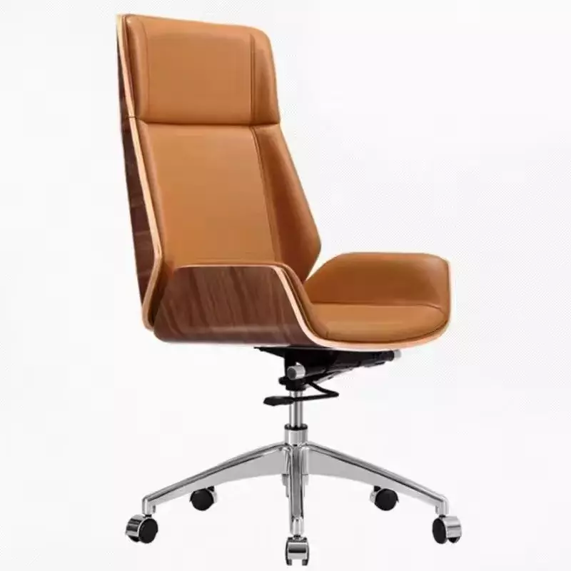 Silla ergonómica para ordenador, sillón reclinable plegable, color rosa, cómoda, ejecutiva, mecedora, muebles de oficina