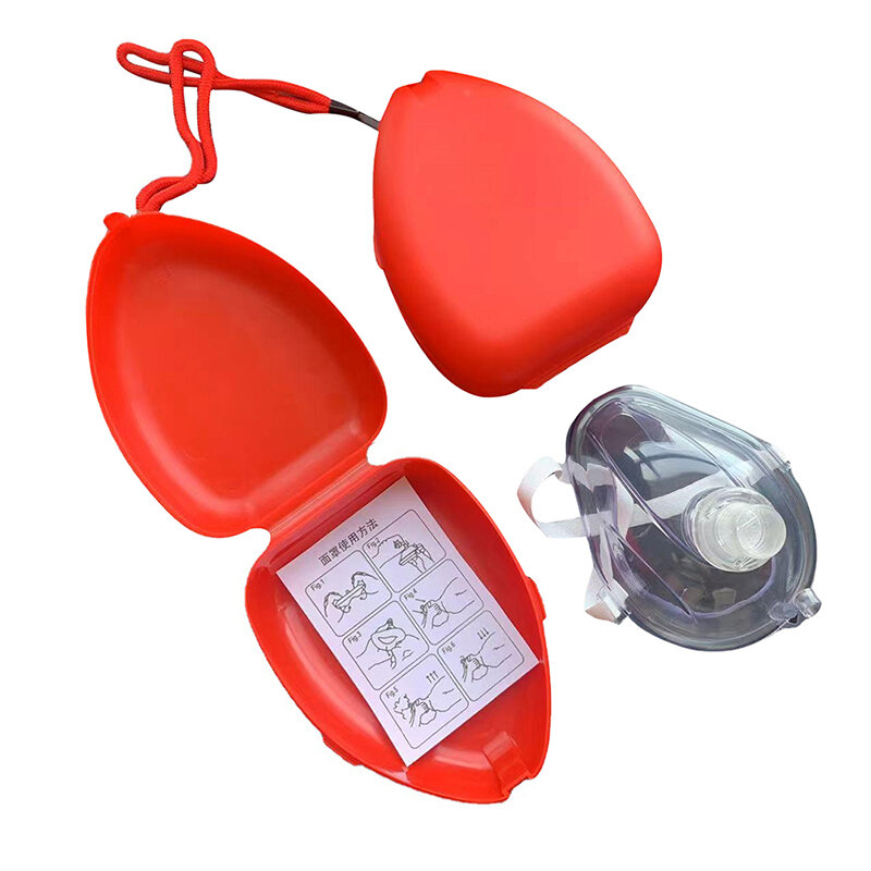 Künstliche Beatmung Einweg-Atem ventil maske Erste Hilfe CPR Training Atemmaske schützen Retter Maske Zubehör