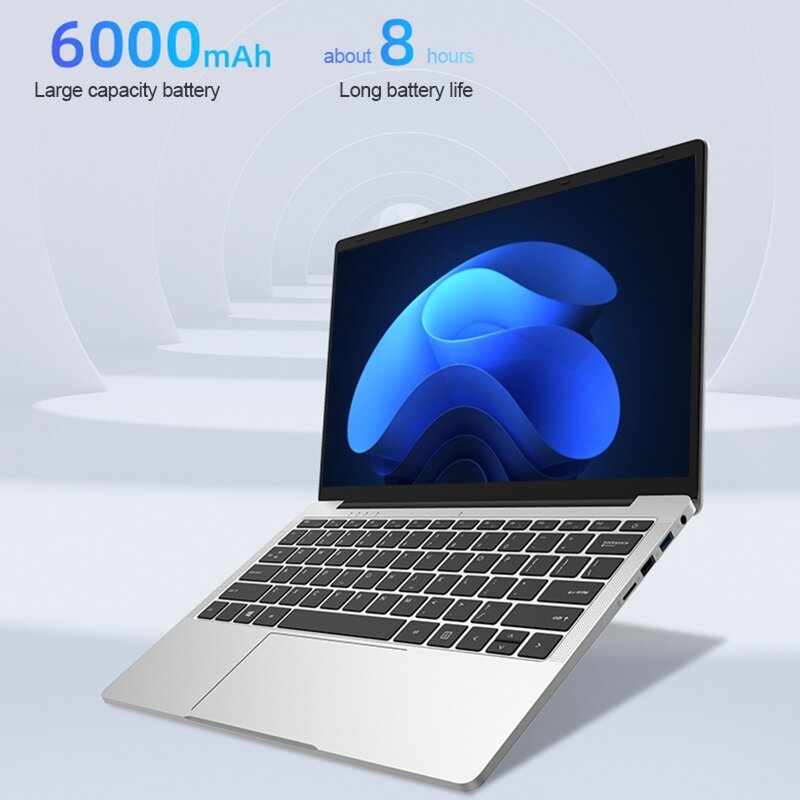 Jumper-ordenador portátil EZbook S5 Pro de 14,0 pulgadas, 12GB, 16GB, 256GB, 512GB, Windows 11, Intel jaspe Lake N5095, Quad Core, 2 x USB 3,0