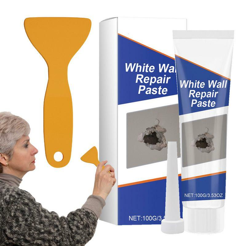 Grande buraco Drywall Repair Kit com raspador, Agente de reparação para remover parede, Patch buraco
