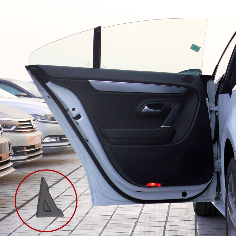 Protetor universal do canto da porta do carro Protetores transparentes do silicone Proteção anti-risco Borda do carro Tiras de canto do crash