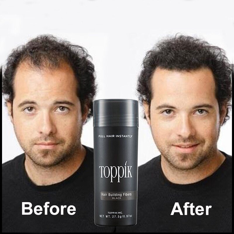 Włókna włosów Toppik odrastają proszki aplikator keratynowy Włókna do budowy włosów rozpylacz z pompką produkty stymulujące porost włosów pielęgnacji włosów 27.5g