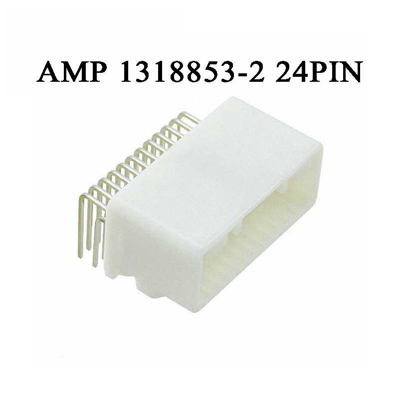 5Pcs AMP 1318853-2 24 핀 헤더 2.2 피치 자동차 커넥터, 재고 있음