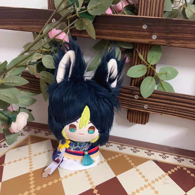 Anime Gensin Impact Tighnari 12cm Soft Stuffed Plush Toys Pendant Keychain a5608 Birthday Gift