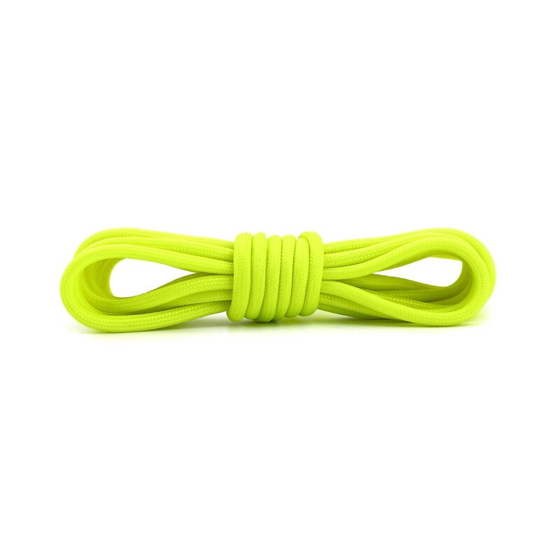 4mm Circular Luminous Shoelaces Fluorescent Polyester Solid Color Shoe Laces Sneakers Solid Color Rope Length 120/140/160CM