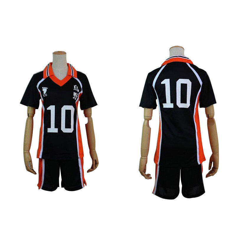 Anime Haikyuu-disfraces de Karasuno para Cosplay, uniforme deportivo para escuela secundaria, voleibol, Hinata, Shyouyou, Kageyama, Tobio