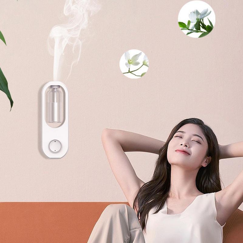 Wall Mounted Aromatherapy Humidifier Vaporizer Portable Aromatherapy Essential Oil Diffuser for Home Bedroom Office Camping