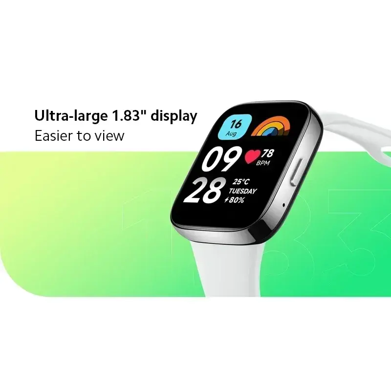 [Weltpremiere] xiaomi redmi watch 3 active1.83 ''LCD-Anzeige Bluts auer stoff Herzfrequenz Bluetooth Sprach anruf 100 Sport modi