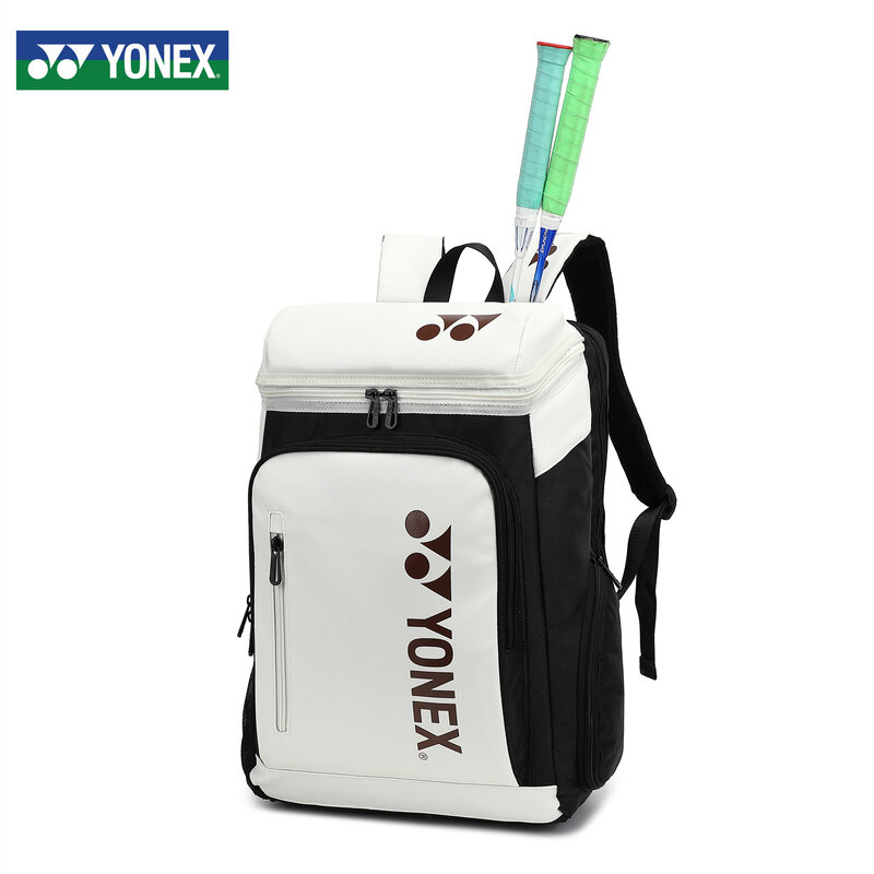 YONEX tas olahraga, profesional Badminton tenis 2-3 buah raket kapasitas besar dengan tas sepatu Unisex kualitas tinggi