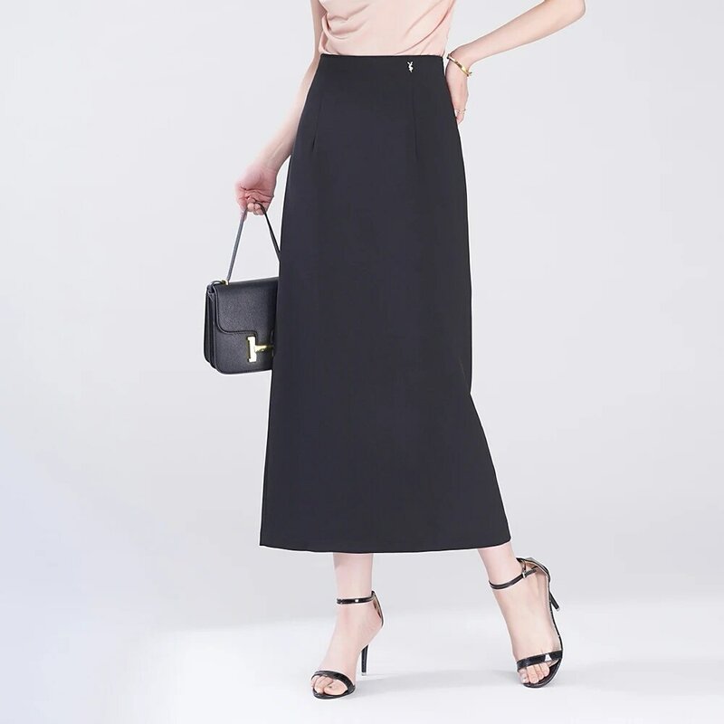 Conjunto de pantalones de estilo chino para mujer, Falda recta de caballo, tendencia de negocios, transpirable, adecuado, envío gratis, nuevo