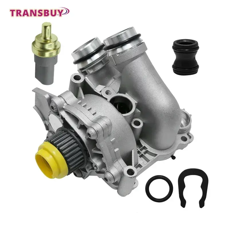 06H121026AE 06H121026T Oem Water Pump with Thermostat Assembly Fits For VW Jetta Passat Audi Q5 TT 1.8T 2.0T 06H121026AB