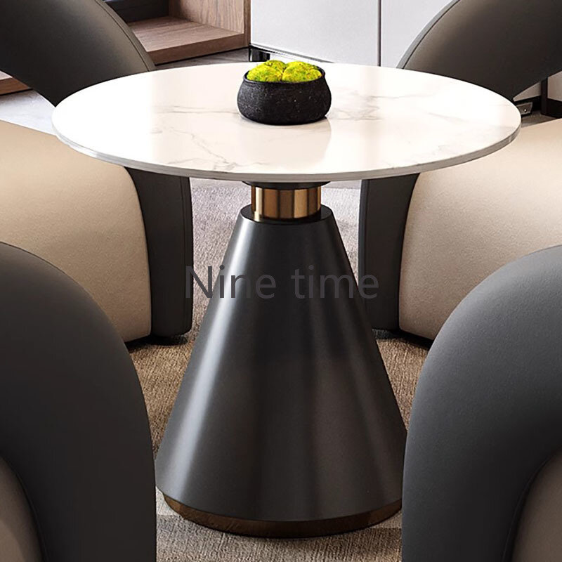 โต๊ะสตูลบาร์แบบพกพาโต๊ะแบบกลมโต๊ะเคาน์เตอร์บาร์ perabot rumah นอร์ดิกเพื่อความสวยงาม
