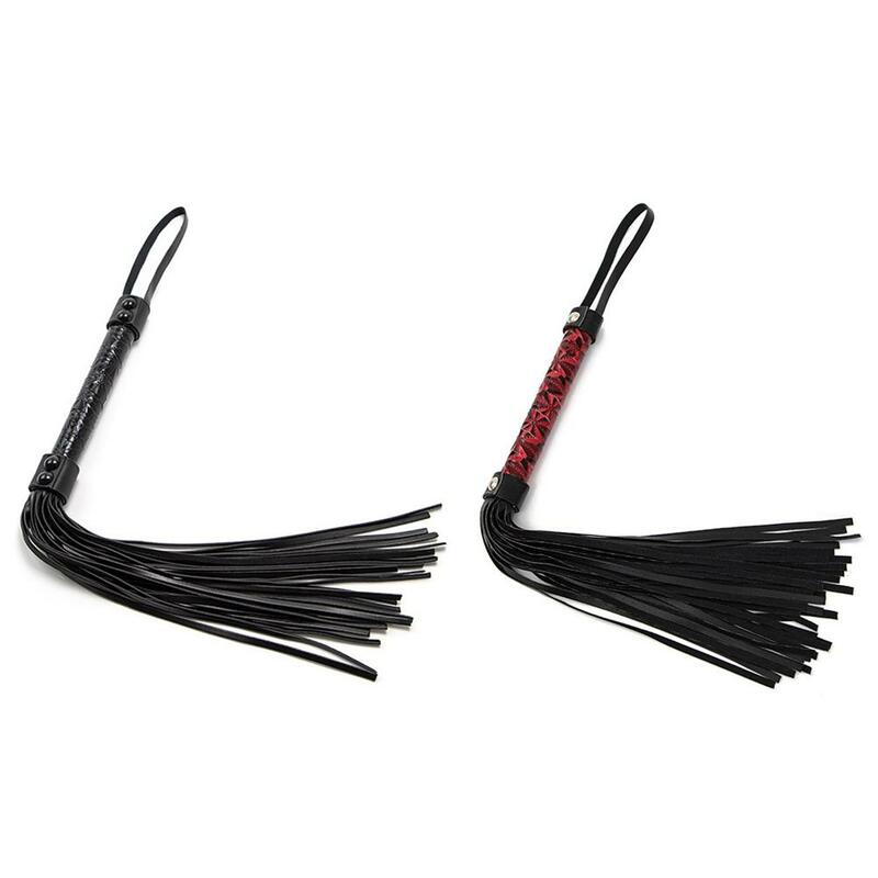 Horsewhip Riding Sports Equipment Anti Slippery PU Horse Leather Whip Handle Horse Equestrian Racing Riding Tool B4V6