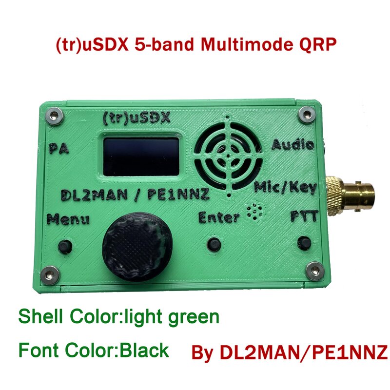 (Tr) uSDX usdx transceiver 5-band Multimode QRP Kits und montiert mit fall durch PE1NNZ und DL2MAN