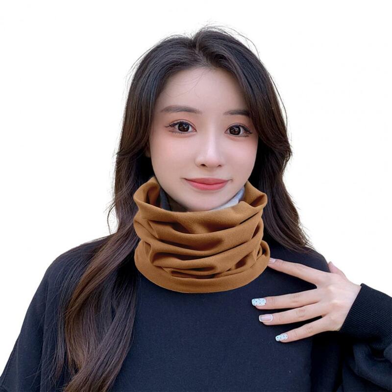 Graffiti Pattern Scarf Elastic Non-slip Hat Multifunctional Printed Women's Winter Scarf Thick Soft Warm Knitted for Cycling