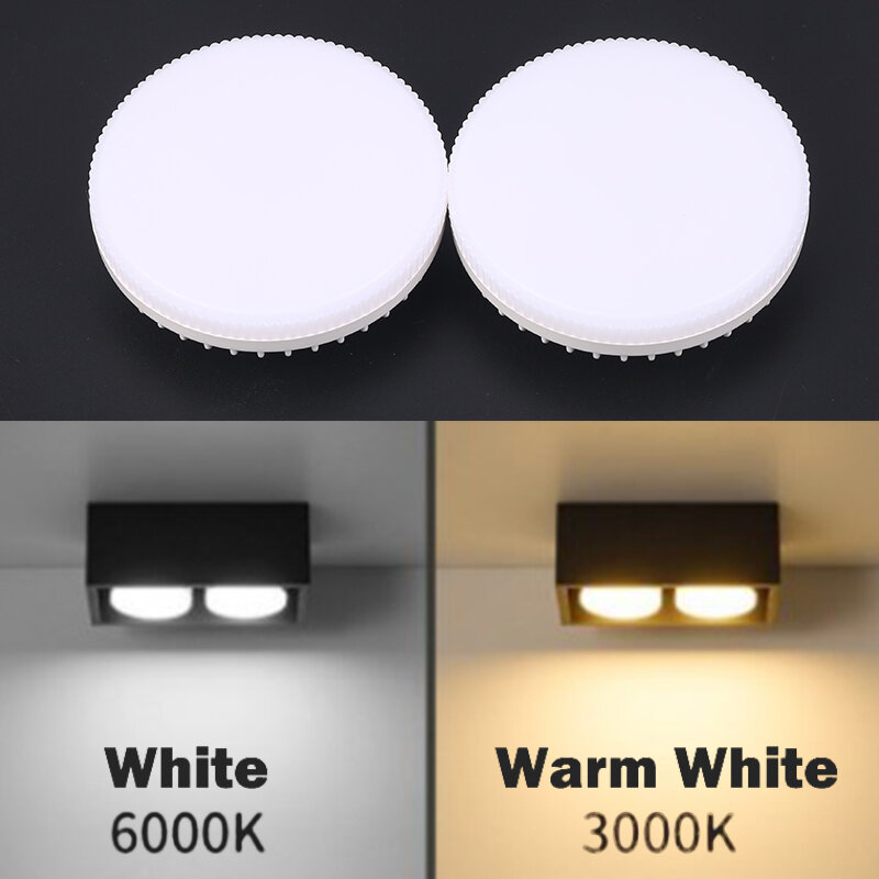 Gx53 LED Bulb Light Under Cabinet Lights 5W 7W 9W Wardrobe Light AC 90-265V Led Spotlight Cold Warm White Puck Light