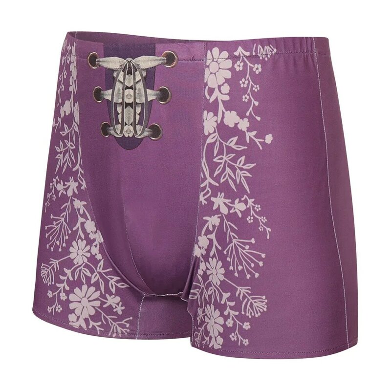 Game Baldur Cos Gate Gale Cosplay Purple Underpants Shorts Costume Adult Men Male Pants Outfits Halloween Carnival Disguise Suit