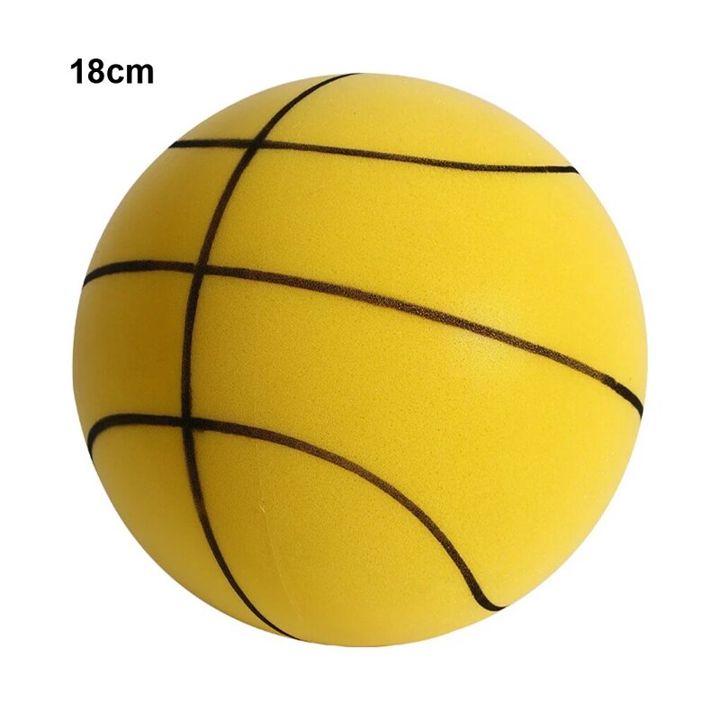 Баскетбольный мяч 7 размера Модернизированный эластичный бесшумный мяч для тренировок в помещении Бесшумная баскетбольная детская игрушка Бесшумная и безопасная игра в помещении