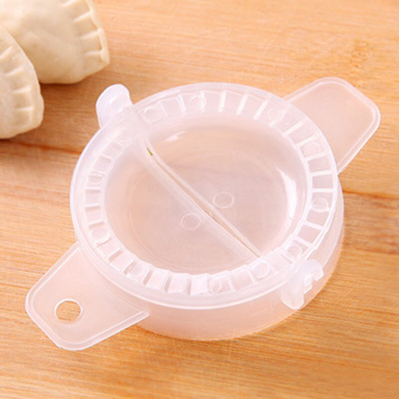 Molde de plástico de grado alimenticio para hacer dumplings, prensa de PP, DIY, accesorios de cocina, 3 piezas