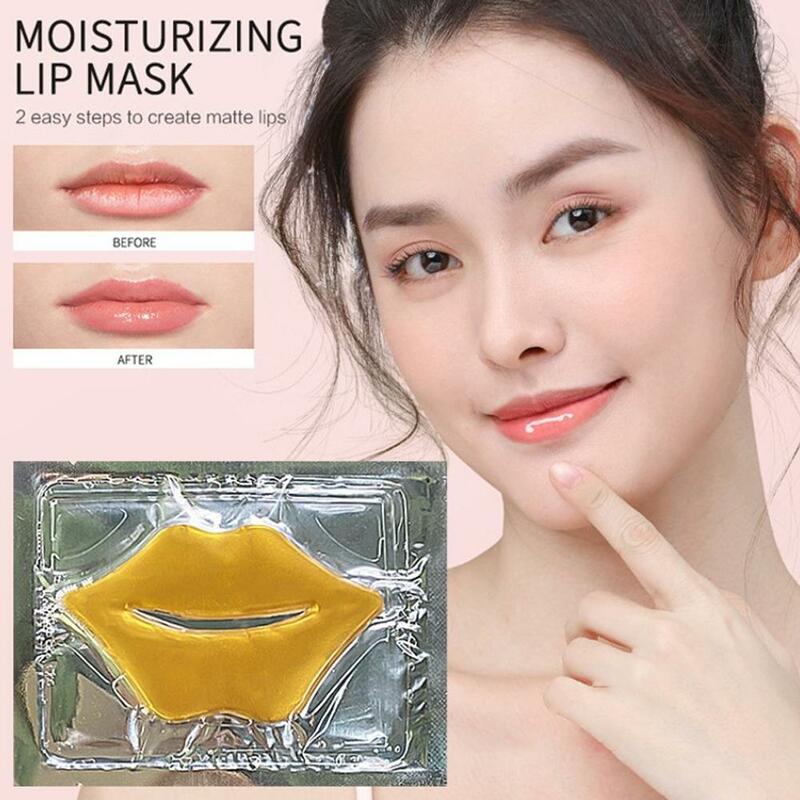 1pcs Collagen Lip Moisturizing Anti Wrinkle Nourishing Lip Gel Lips Pads Labial Moisturizer Patches Beauty Care Care S Z6b5