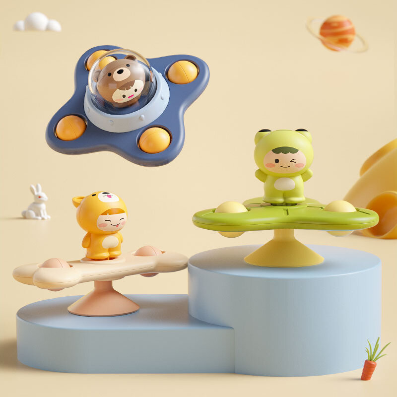 Catoon Bades pielzeug 6-12-18 Monate Babys pielzeug Saugnapf Spinner Spielzeug für Jungen Mädchen 1 2 3 Jahre sensorisches Spielzeug für Kleinkinder Kinder Geschenk