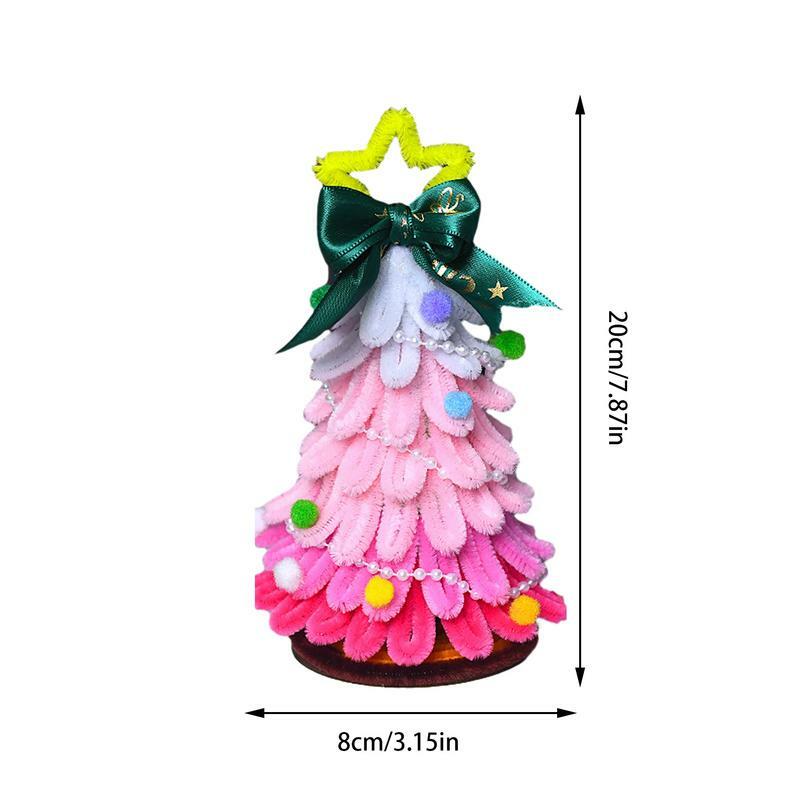Light Up Christmas Tree Table Decorations Christmas Crafts Card Making Kit With Lights Christmas Crafts Card Making Kit