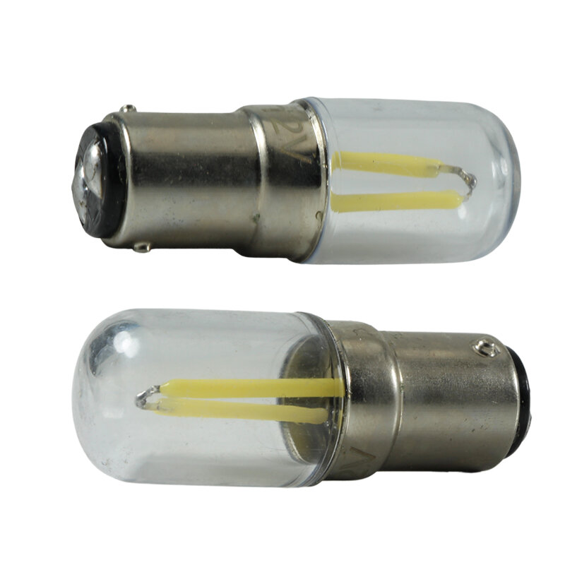 Ampoule LED à Filament pour Machine à Coudre, Petite Lampe COB, B15, T18, B15D, 12V, 24V, 110V, 220V, Lustre en Clip, Éclairage Domestique