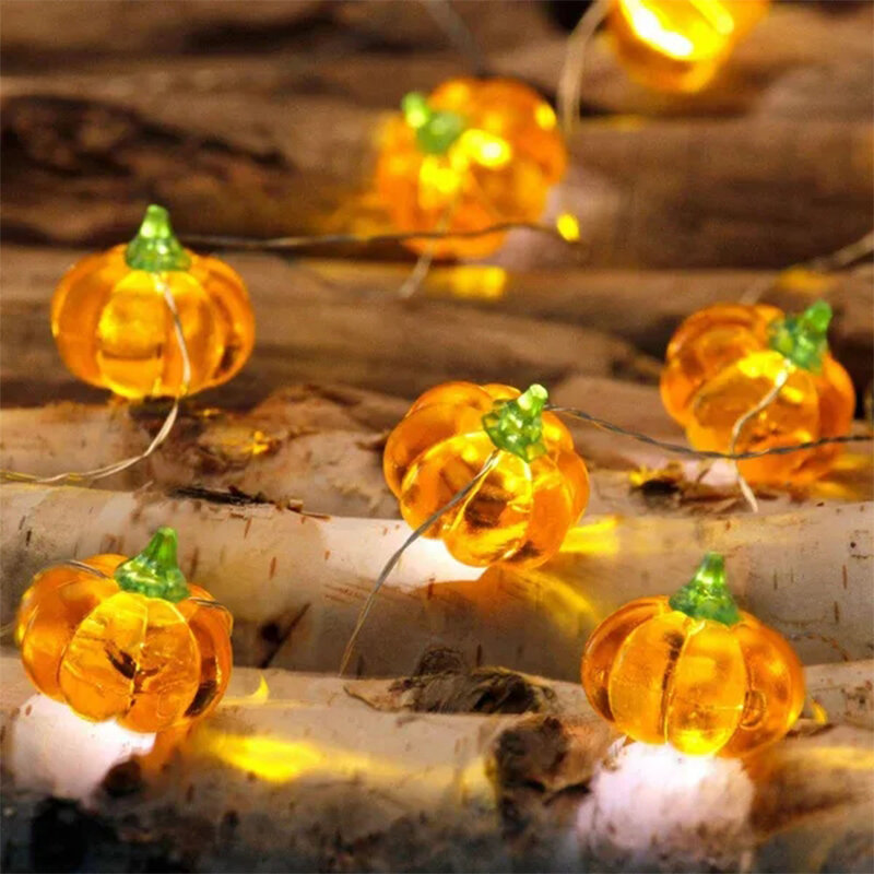 LED Halloween Pumpkin Hanging Lantern String Light forniture per feste di compleanno per bambini decorazione per la casa di Halloween lanterna lampada puntelli