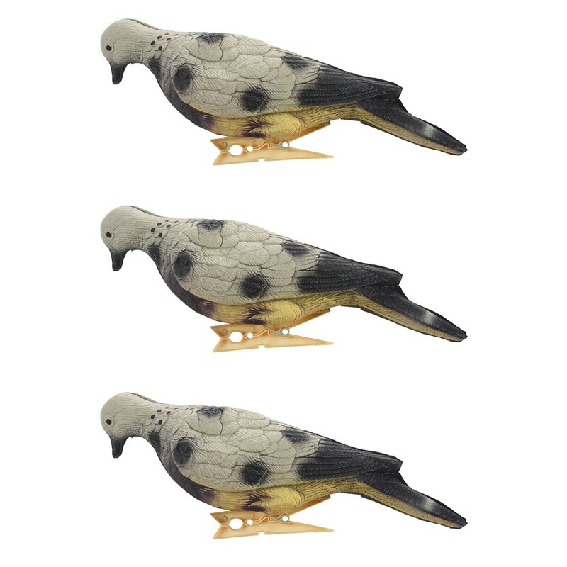 야외용 비둘기 시뮬레이션 미끼, 비둘기 타겟 필드 사냥 시뮬레이션, 미끼 양궁 타겟, 3X Eva 폼