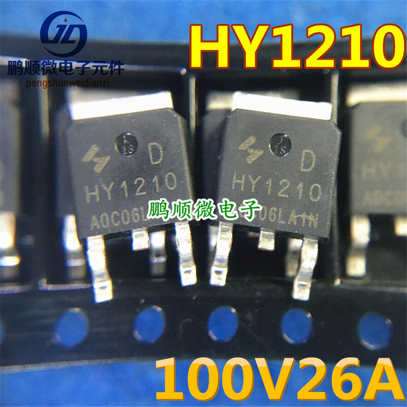 Transistor MOSFET de 100V26A n-channel TO-252, original, nuevo, 20 piezas, HY1210D