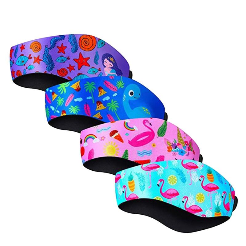 4Pcs Kids Swimming Headband for Ears Soft Protection Band for Women Men