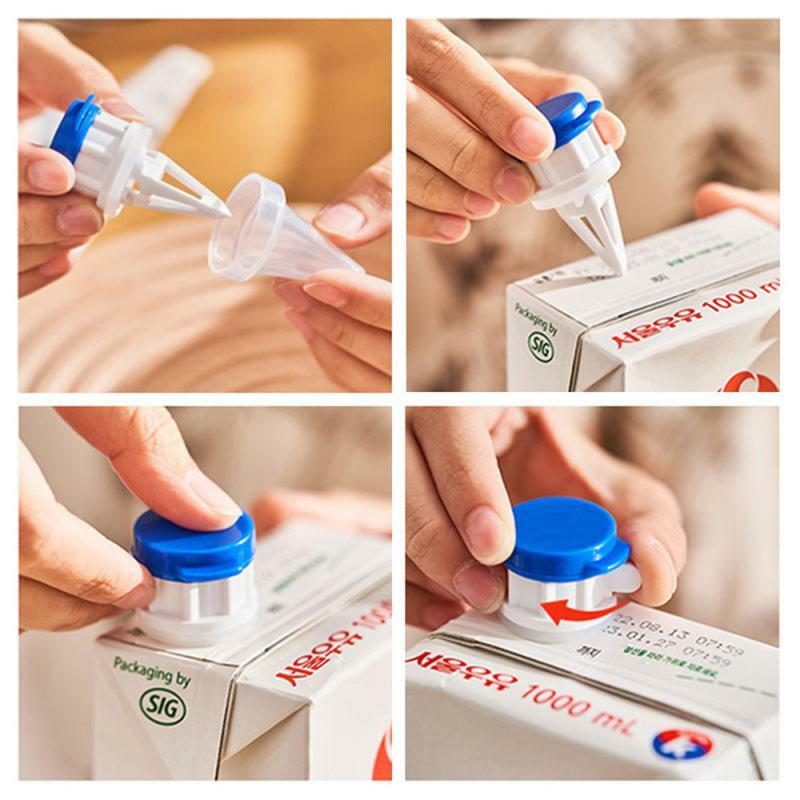 Deflektor minuman nyaman dalam kotak halus pengalih minuman ringan susu modis ekstensi mulut sanitasi tahan lama Modern