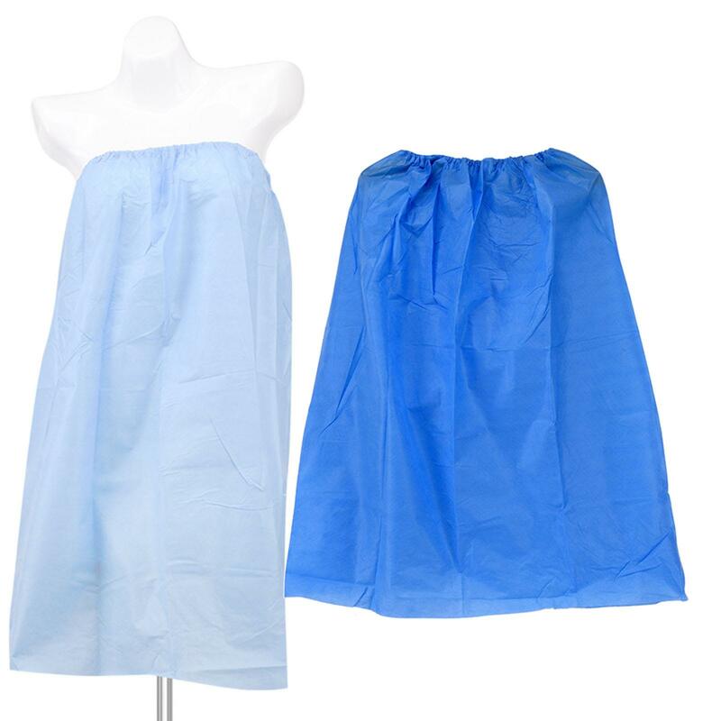 10pcs Sauna Disposable Bath Skirt Bath Wrap for Spa with Adjustable Closure