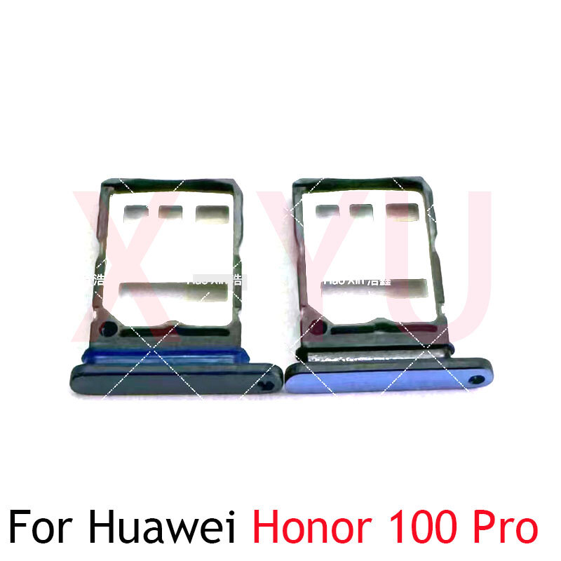 Untuk Huawei Honor 9X 9i 9 100 Lite Pro SIM Card Tray Holder Slot adaptor suku cadang perbaikan pengganti