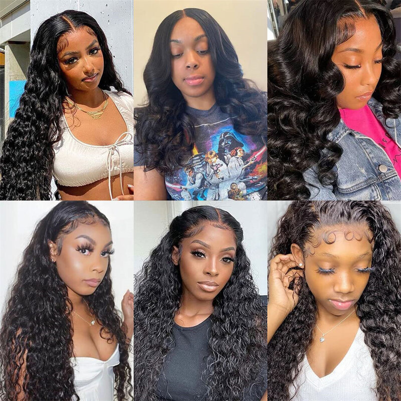 13x4 Lace Frontal Closure Straight Water Wave Kinky Curly Lace Closure 4x4 Lace Closures Only Natural Color Remy Hair 8-18inch