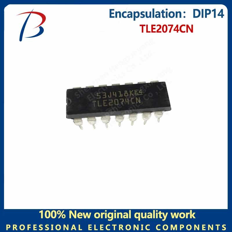 5 buah TLE2074CN paket DIP14 chip amplifier operasional