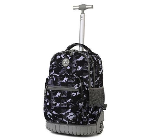 18 Inch School Rolling Backpack Children School Trolley Bags  Wheeled Backpack For Teenager Travel Rolling Luggage backpack Bag