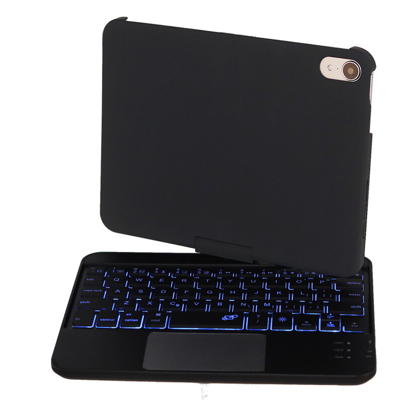 Trackpad 7 color backlit case For Apple iPad Mini 6th Gen 8.3 inch 2021 keyboard case English Spanish Russain French folio case