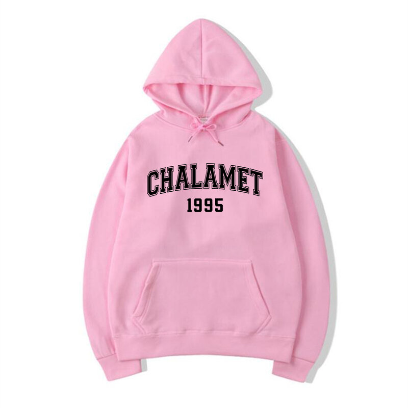Chalamet 1995 Hoodie Volupteye Chalamet Sweter Bertudung Uniseks Pakaian Lengan Panjang Pullover Kasual Hoodies Hadiah Atas untuk Penggemar