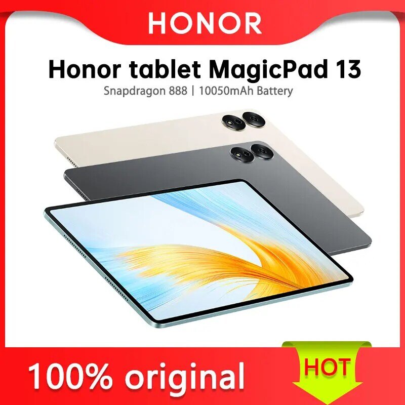 Honor-Tableta MagicPad de 13 pulgadas, pantalla de 144Hz, Snapdragon 888, batería de 10050mAh, cámara trasera de 13MP