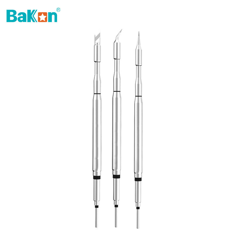 Bakon C210 Solder Tips For soldering station BK950D BK969C BK999N Fast Heating Up Easy Replace Welding Iron Head
