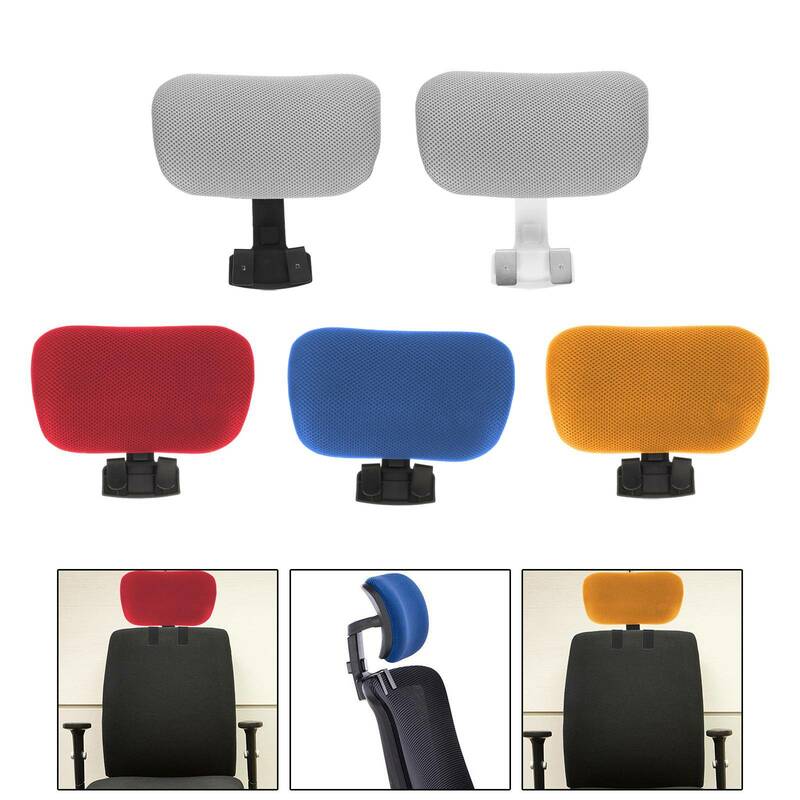 Reposacabezas de silla de oficina fácil de instalar, ángulo de altura ajustable, almohada para la cabeza de silla de ordenador, almohada para el cuello, silla de escritorio, reposacabezas