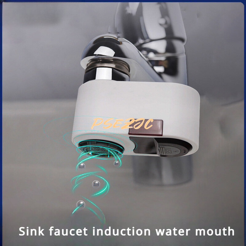 Ugello dell'acqua di rilevamento del bacino intelligente per la casa dispositivo di risparmio idrico di rilevamento a prova di schizzi da cucina a infrarossi completamente automatico