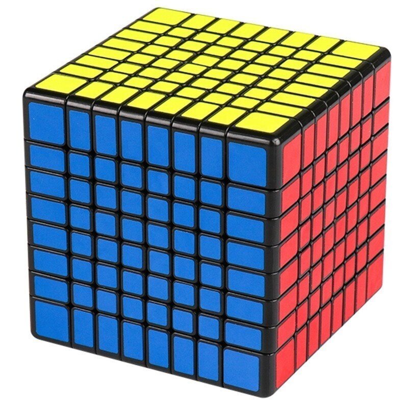Mf8 8x8x8 kubus pendidikan anak-anak, 8 lapisan 8x8 kecepatan Puzzle kubus bentuk distorsi