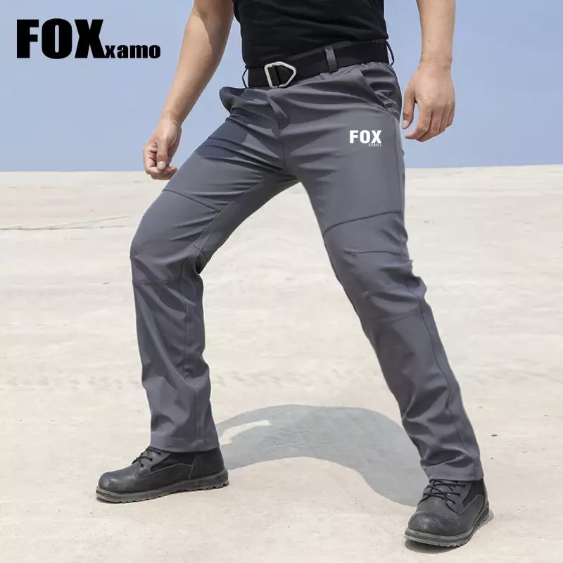Мужские ветрозащитные велосипедные брюки FOXxamo для спорта на открытом воздухе